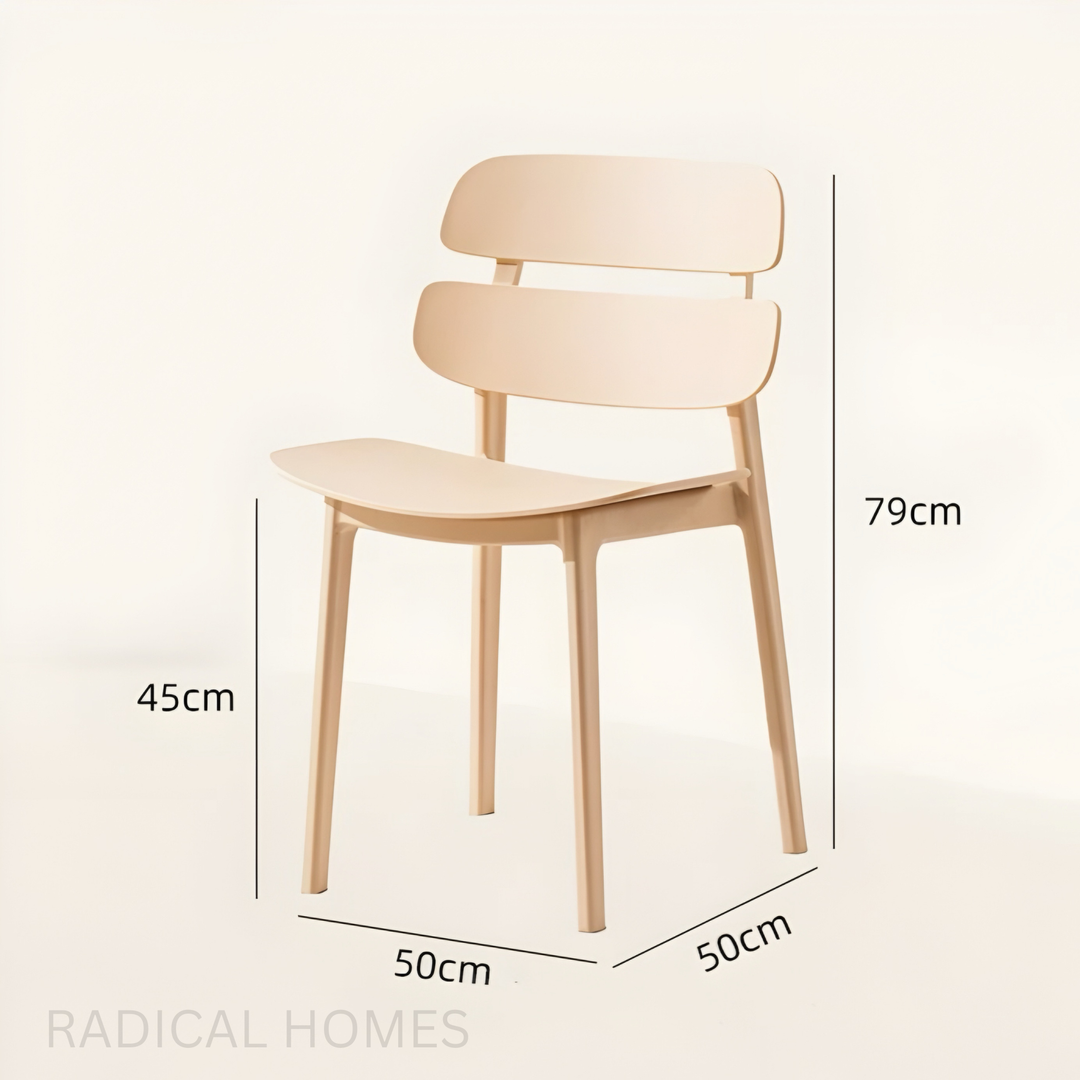 LENA Modern Plastic Dining Chair