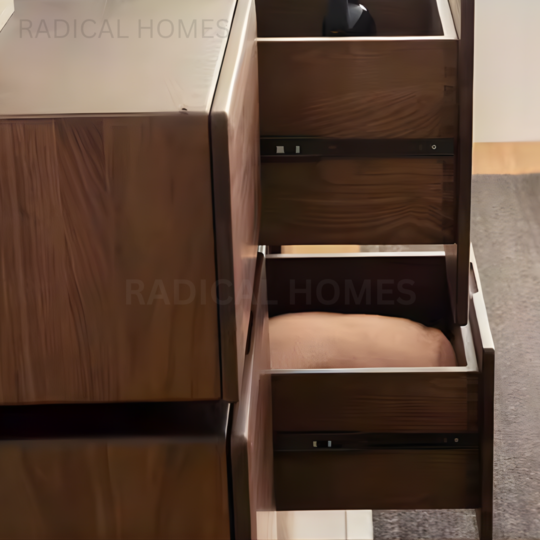 AESOP Modern Solid Wood Sideboard - Radical Homes Singapore