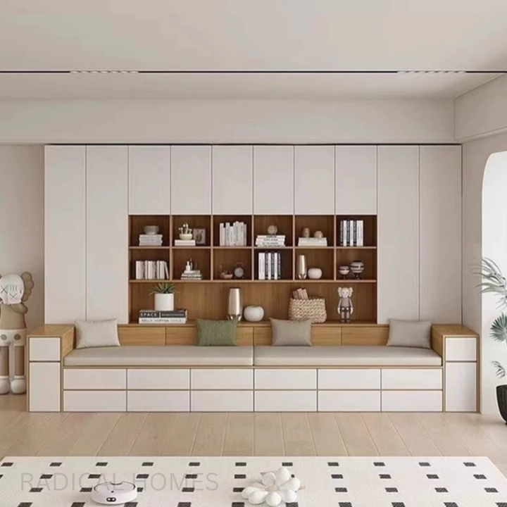 VERHELST Modern Cabinet & Ottoman