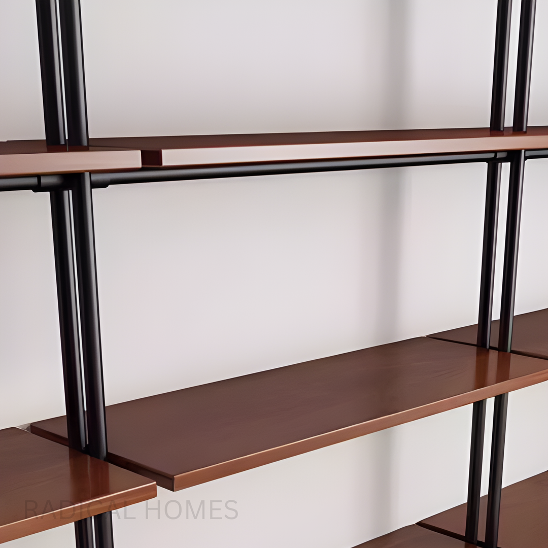 RIVET Rustic Industrial Bookshelf