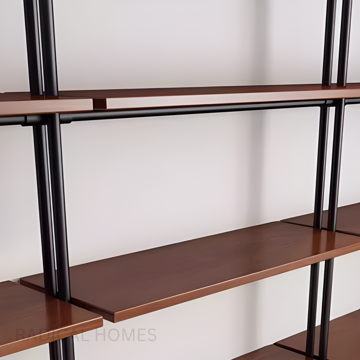 RIVET Rustic Industrial Bookshelf