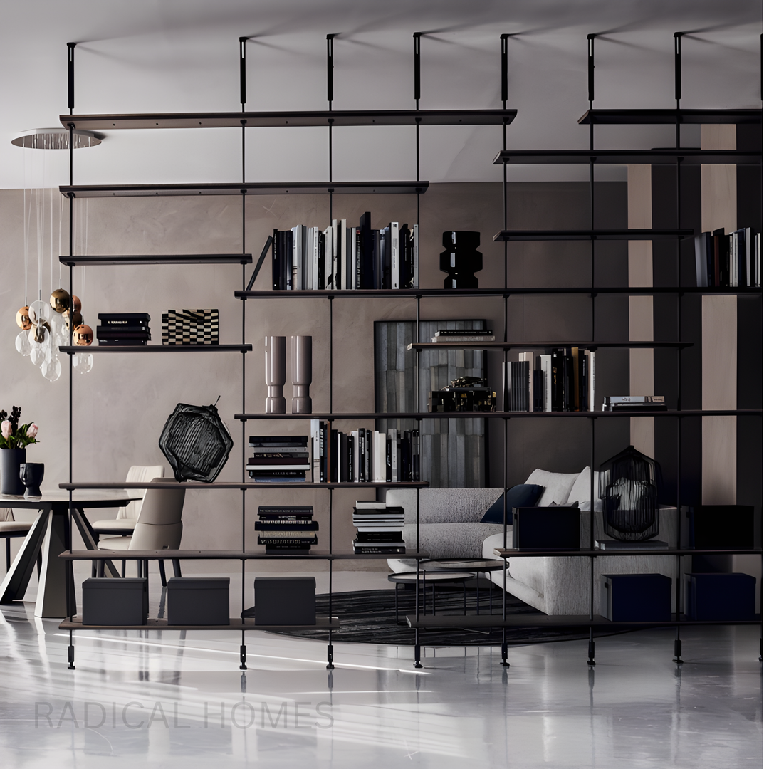 LOFTLINE Modern Industrial Bookshelf