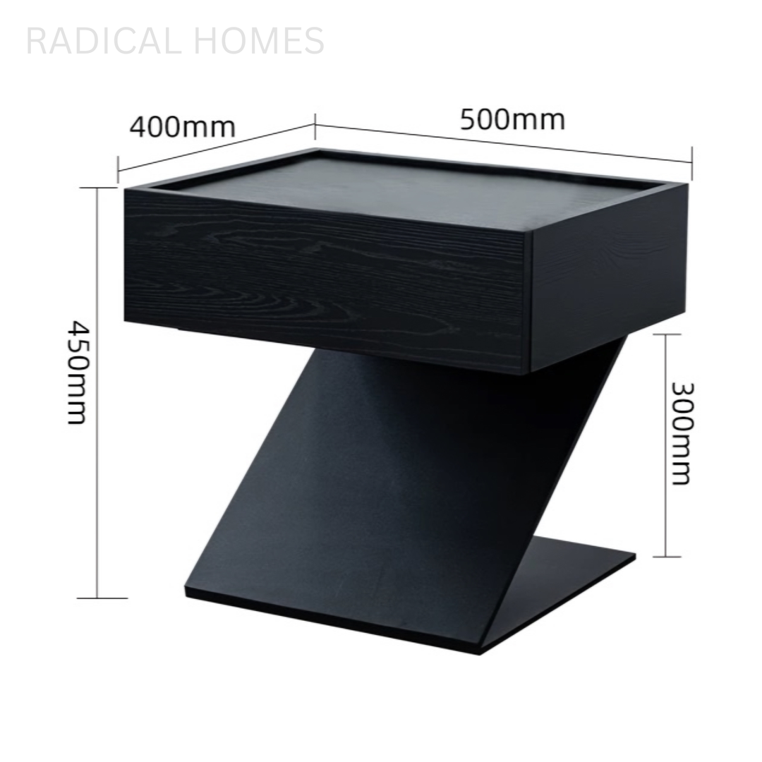 ZENO Modern Bedside Table - Radical Homes Singapore