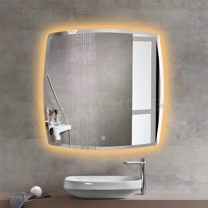 EORIA Modern Soft Curve Wall Mirror - Radical Homes Singapore
