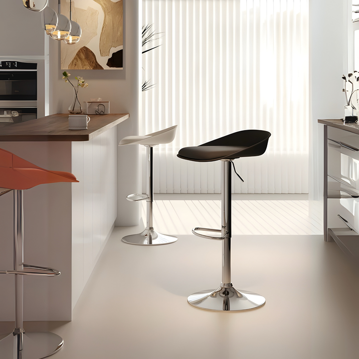 BORIA Modern Leather Bar Stool