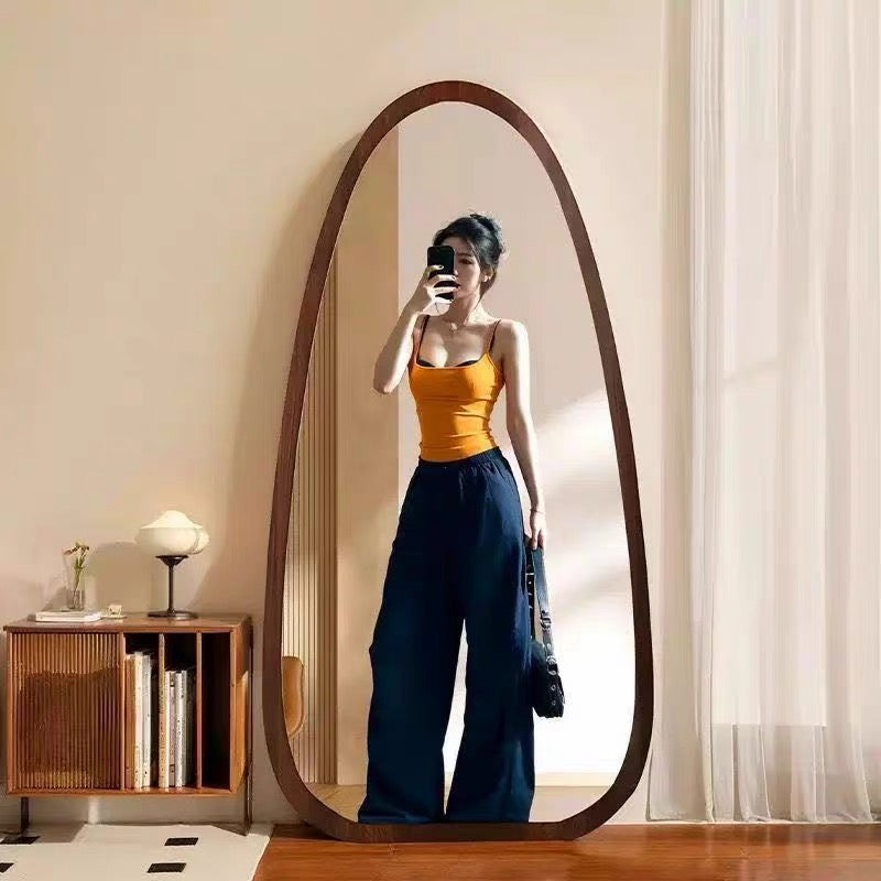 SOL Modern Wood Standing Mirror (INSTOCK)