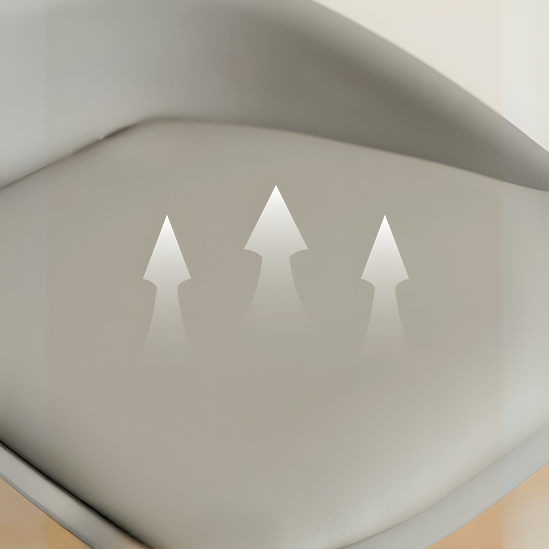 BORIA Modern Leather Bar Stool