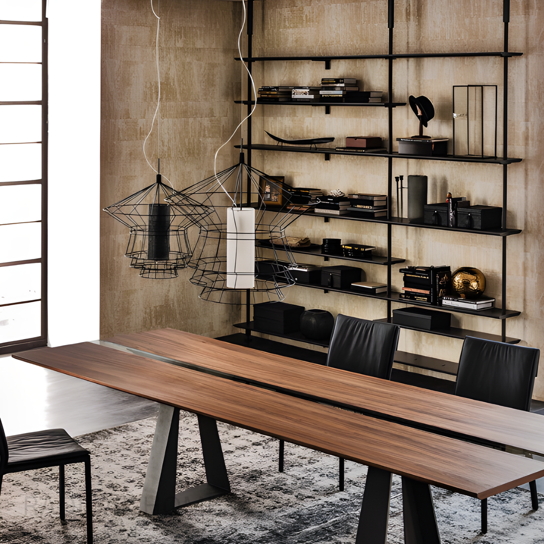 LOFTLINE Modern Industrial Bookshelf