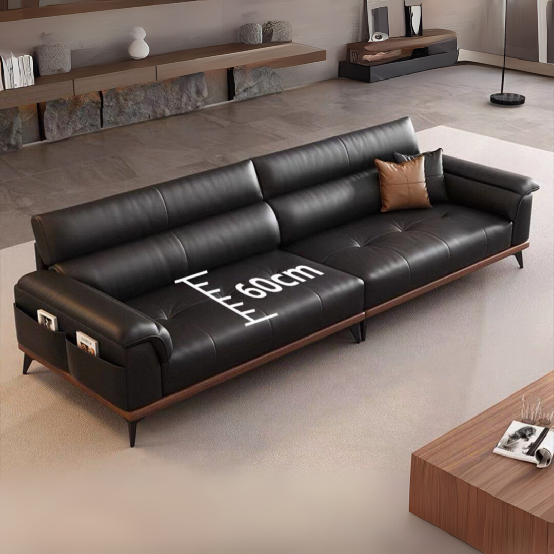 CHEL Modern Genuine Leather Sofa - Radical Homes Singapore
