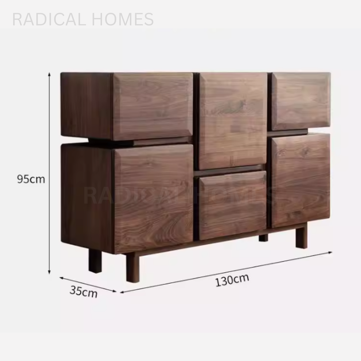 AESOP Modern Solid Wood Sideboard - Radical Homes Singapore