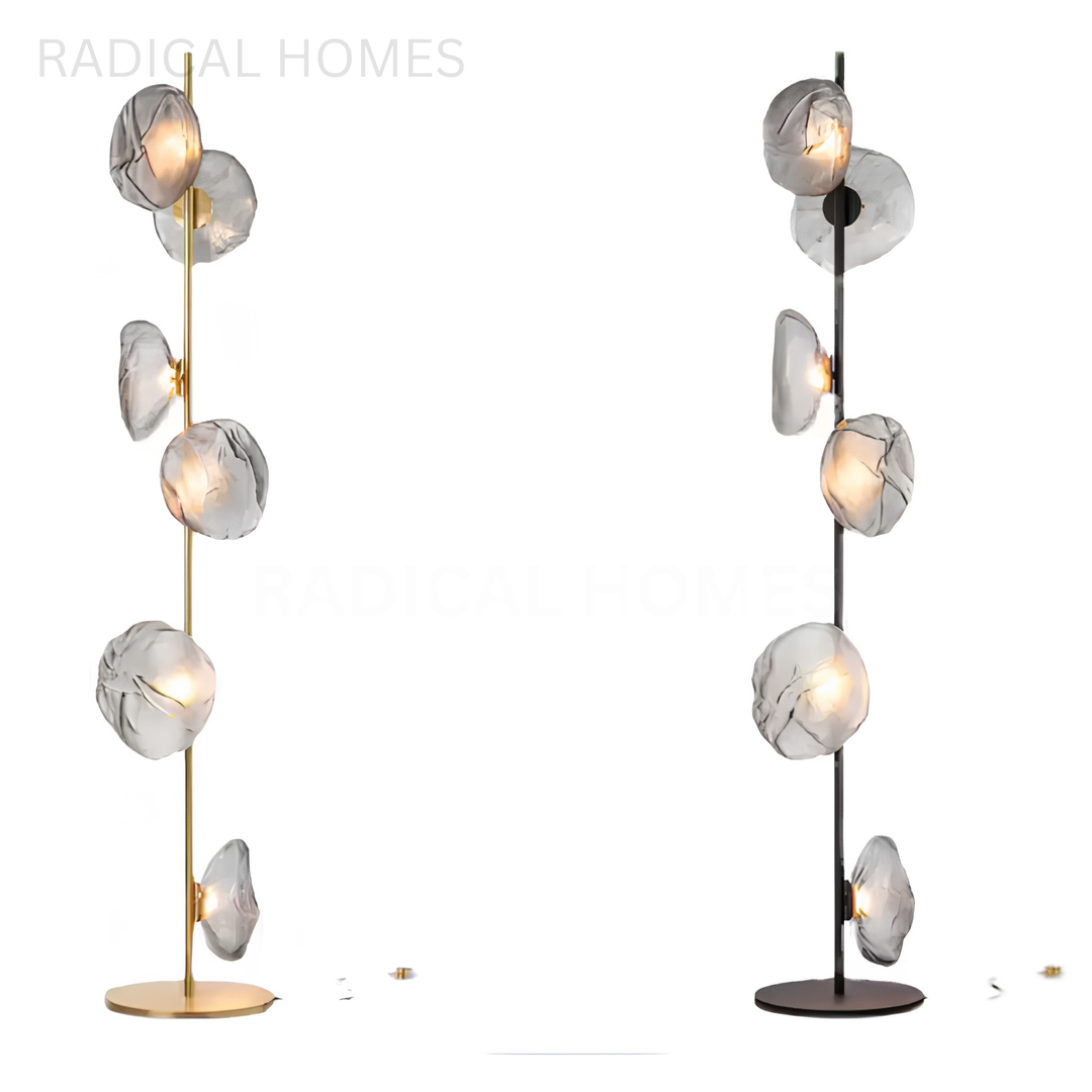 LUMEN Modern Glass Floor Lamp