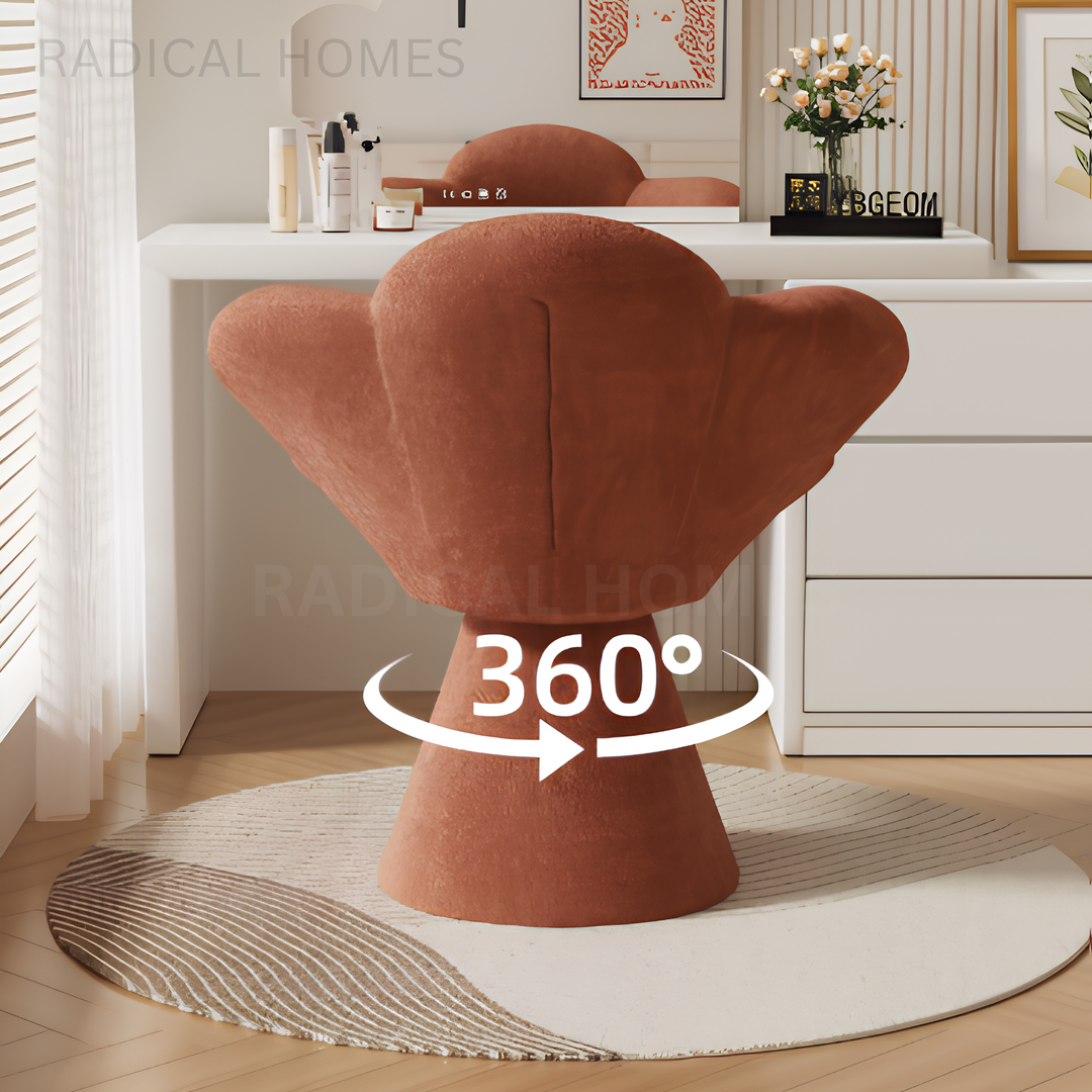 NOVAL Modern Swivel Vanity Chair