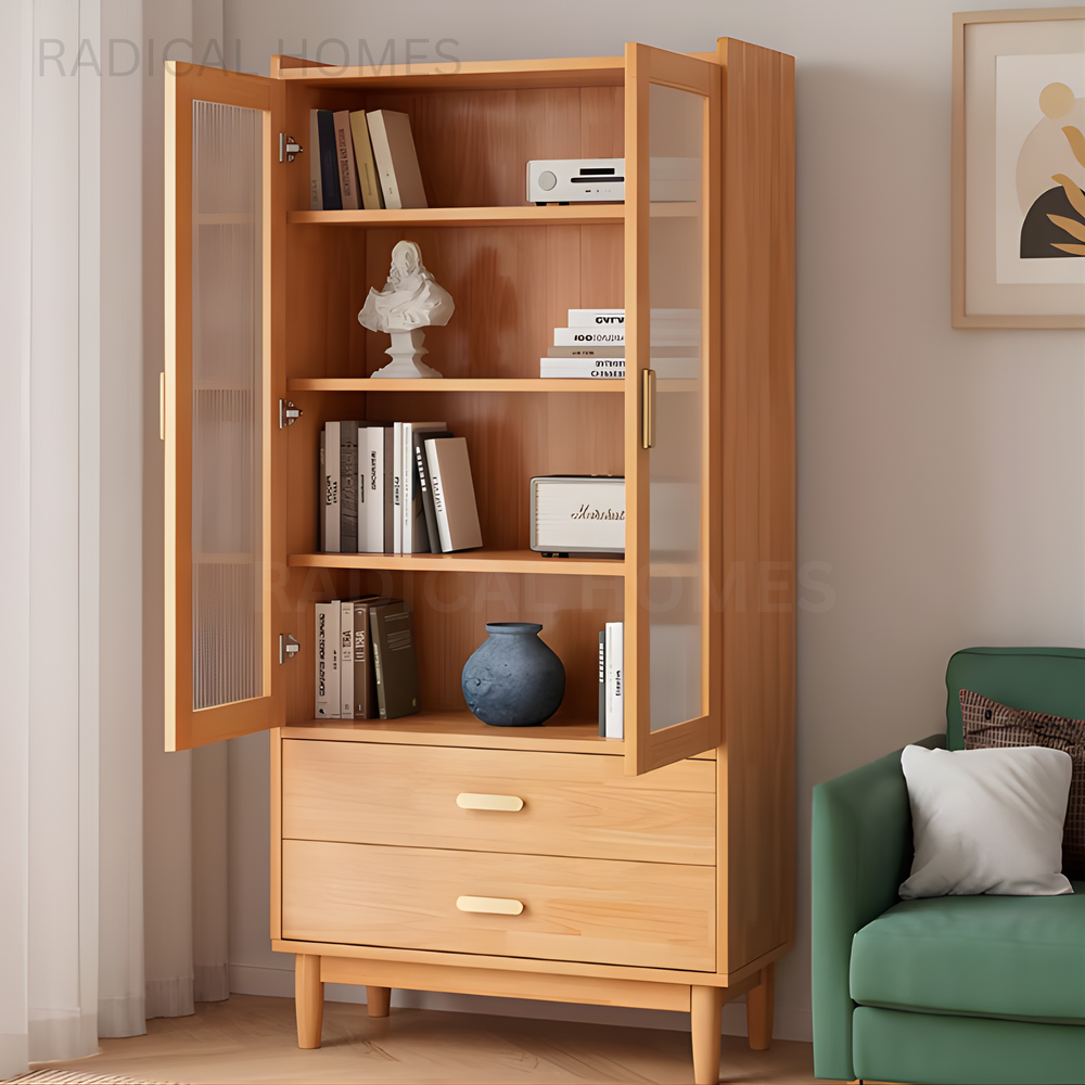 SELENE Modern Tall Cabinet - Radical Homes Singapore