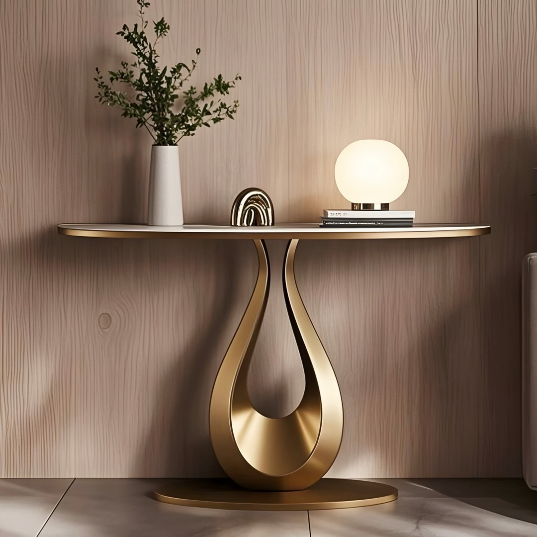 STUFES Modern Sintered Stone Console Table