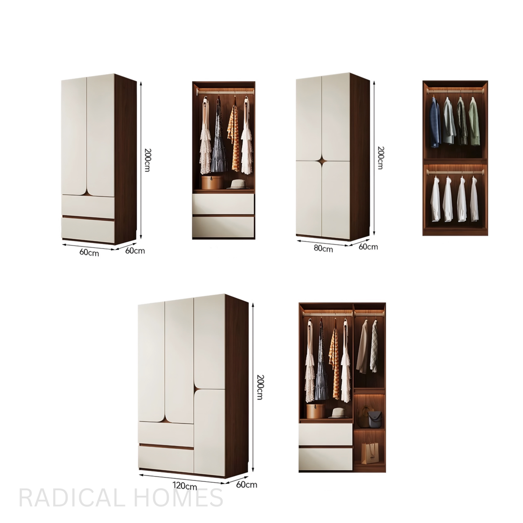 ARCSEAM Modern Solid Wood Wardrobe