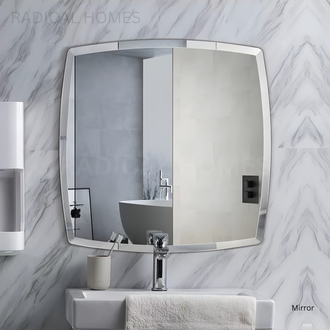 EORIA Modern Soft Curve Wall Mirror - Radical Homes Singapore