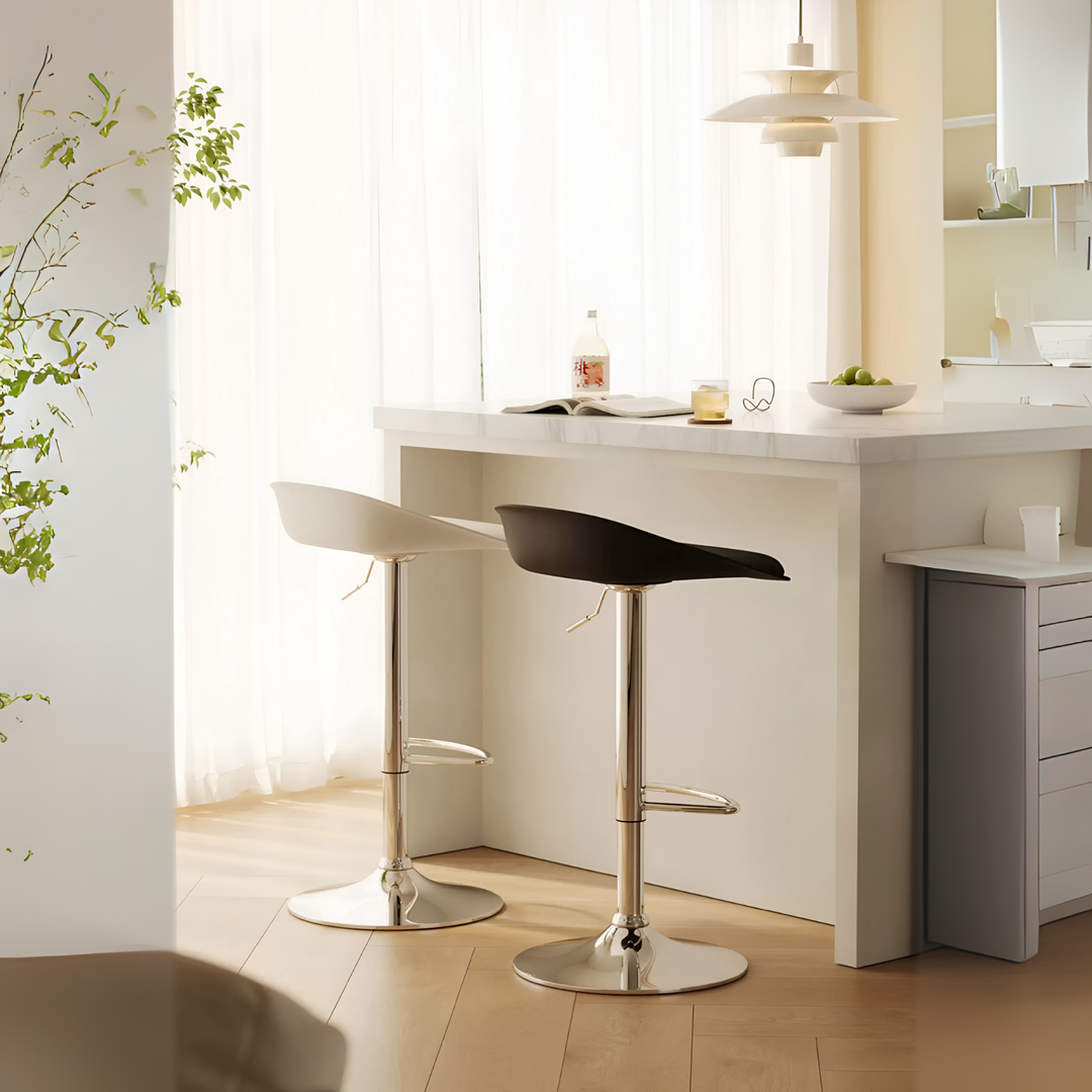 BORIA Modern Leather Bar Stool