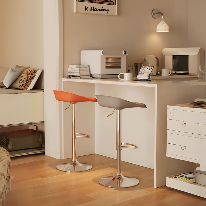 BORIA Modern Leather Bar Stool