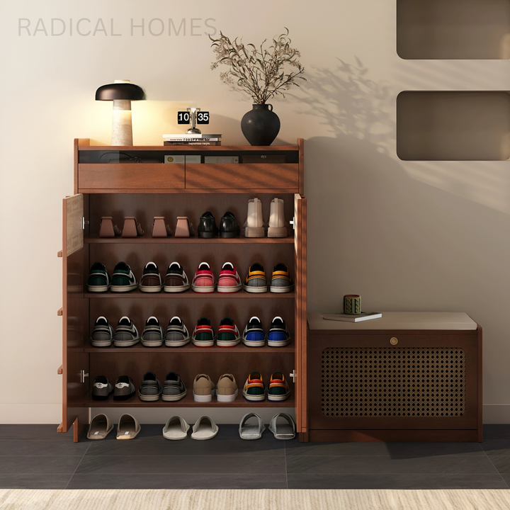 LORVENA Modern Shoe Cabinet - Radical Homes Singapore