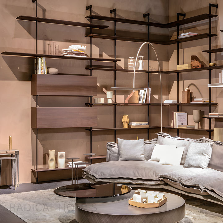 LOFTLINE Modern Industrial Bookshelf