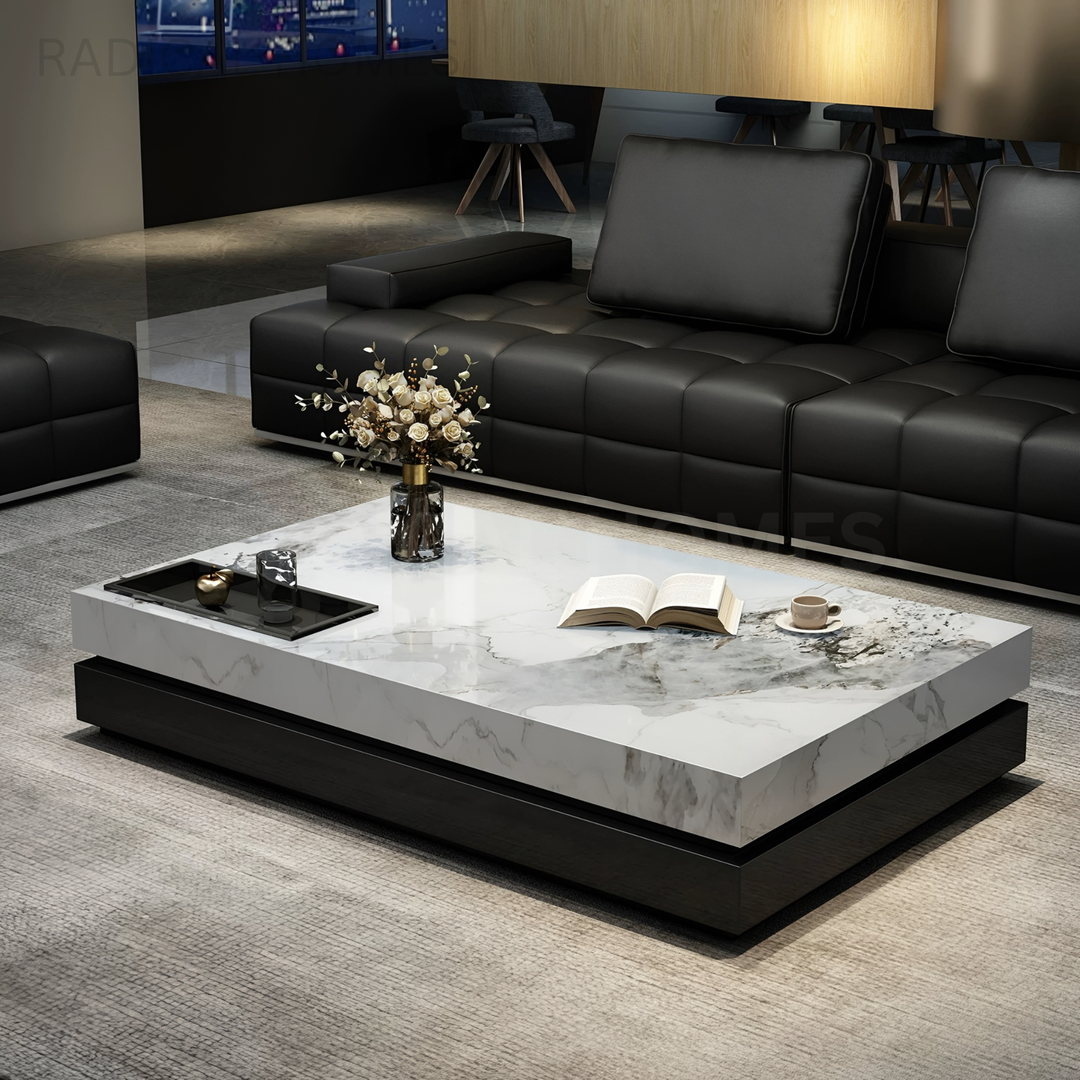 VERONA Modern Italian Minimalist Sintered Stone Coffee Table