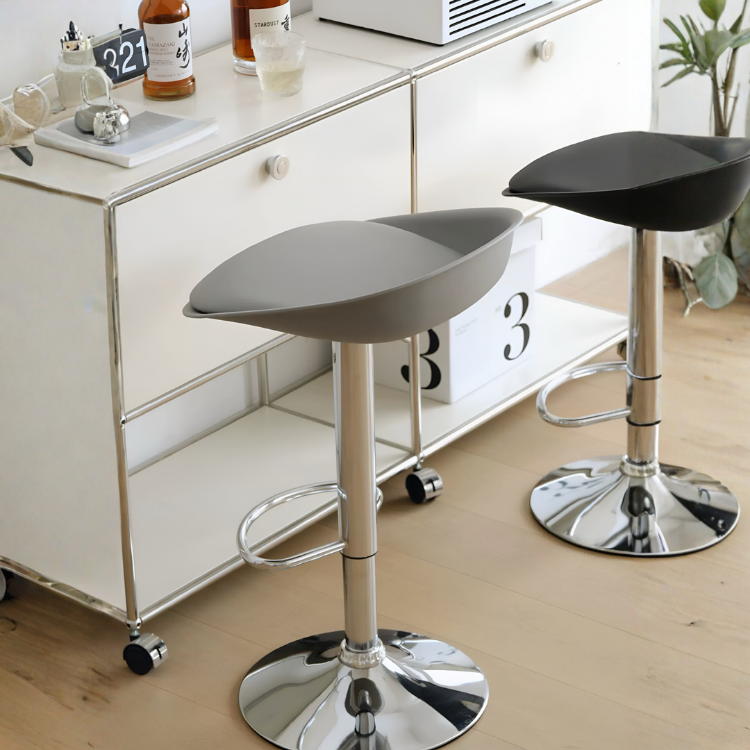 BORIA Modern Leather Bar Stool