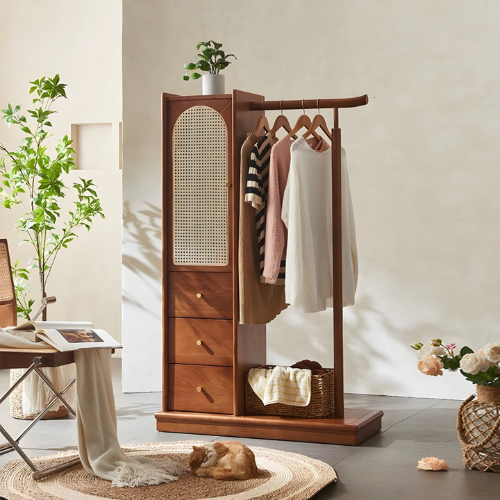 RATTANO Rattan Open Concept Wardrobe