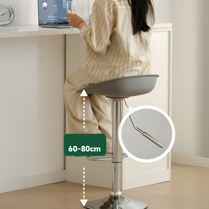 BORIA Modern Leather Bar Stool