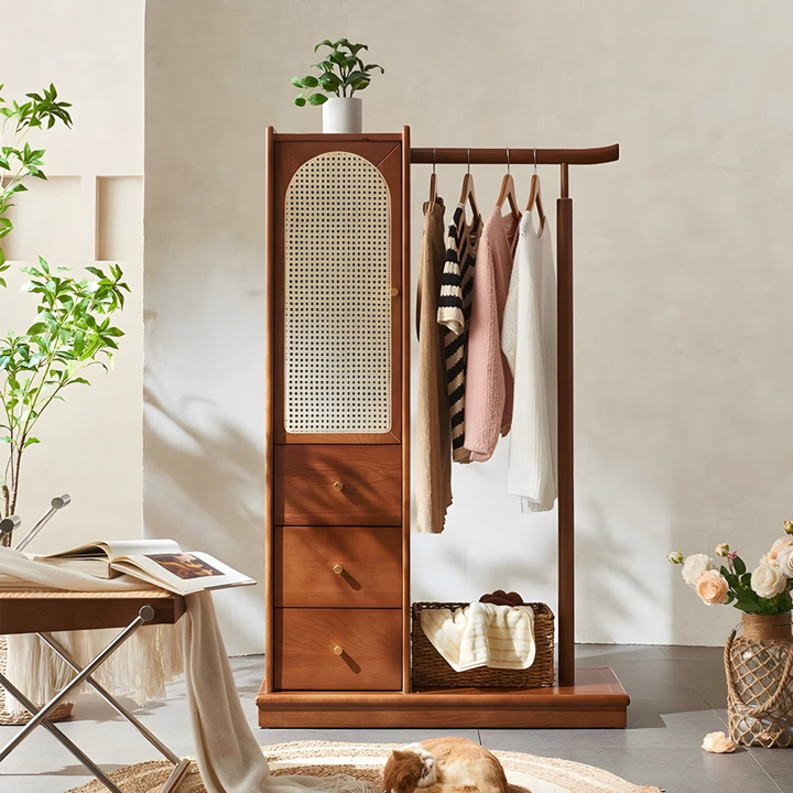 RATTANO Rattan Open Concept Wardrobe