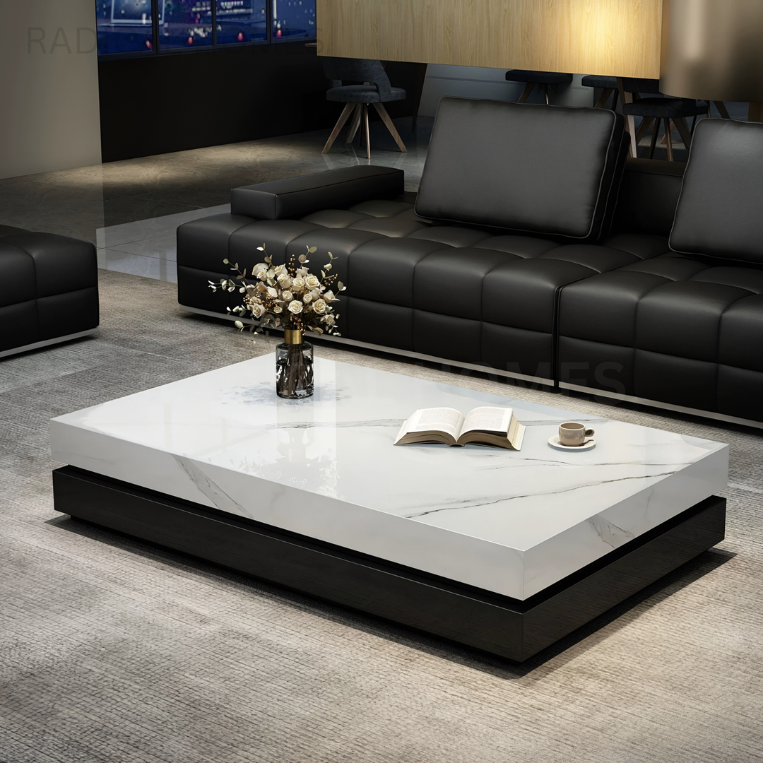VERONA Modern Italian Minimalist Sintered Stone Coffee Table