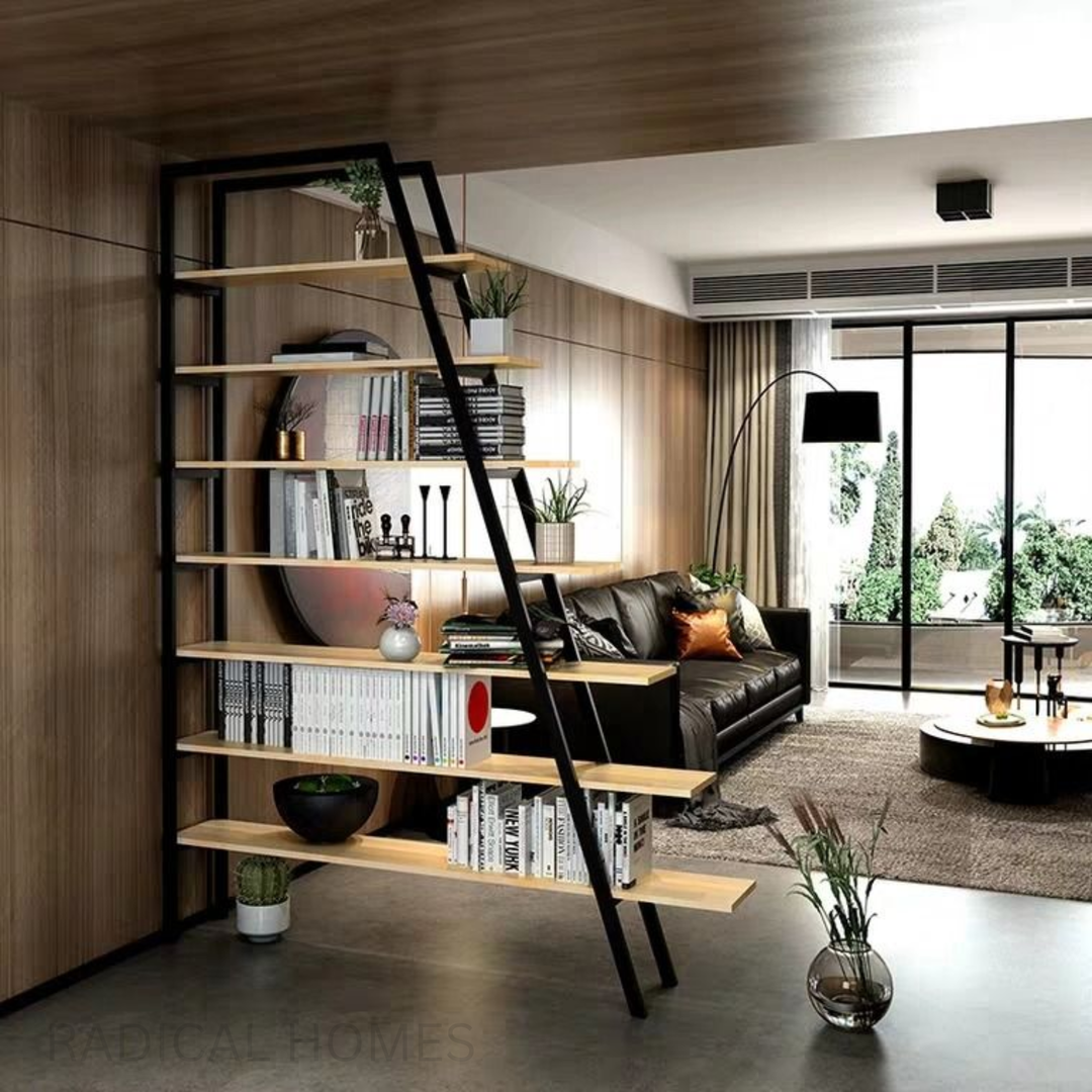 INTER Modern Industrial Ladder Display Shelf - Radical Homes Singapore