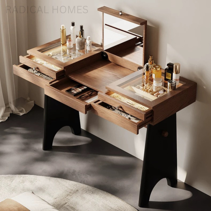 ARDEN Modern Solid Wood Vanity Table - Radical Homes Singapore
