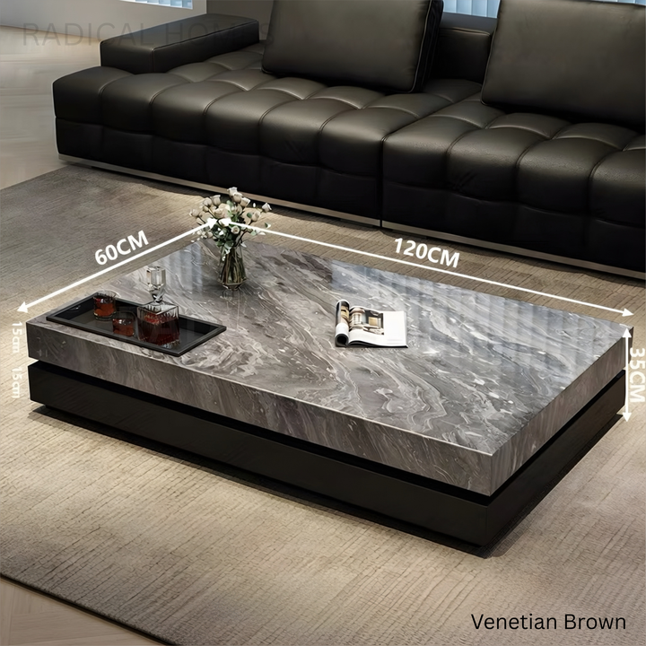 VERONA Modern Italian Minimalist Sintered Stone Coffee Table