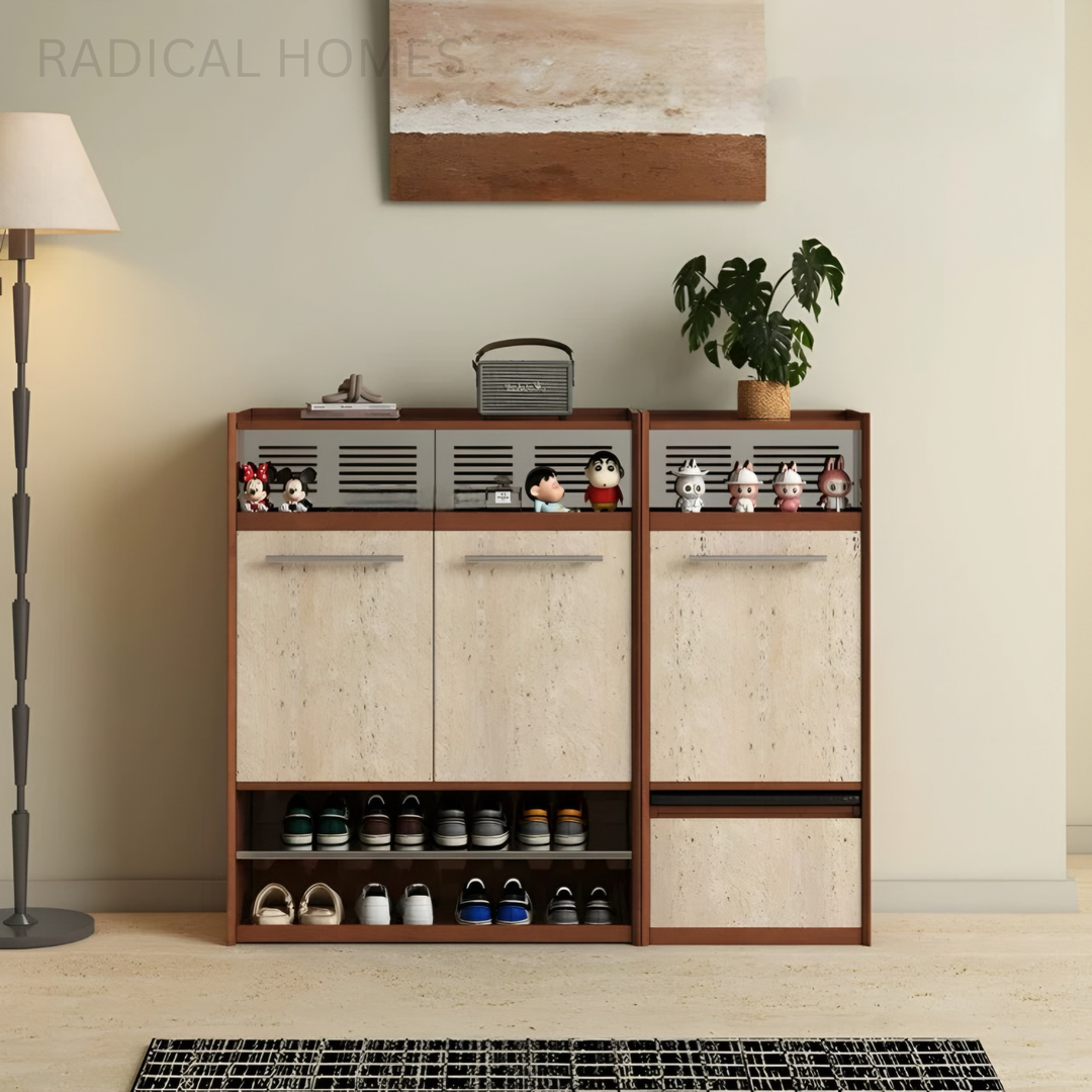 CALVORA Modern Modular Shoe Cabinet - Radical Homes Singapore