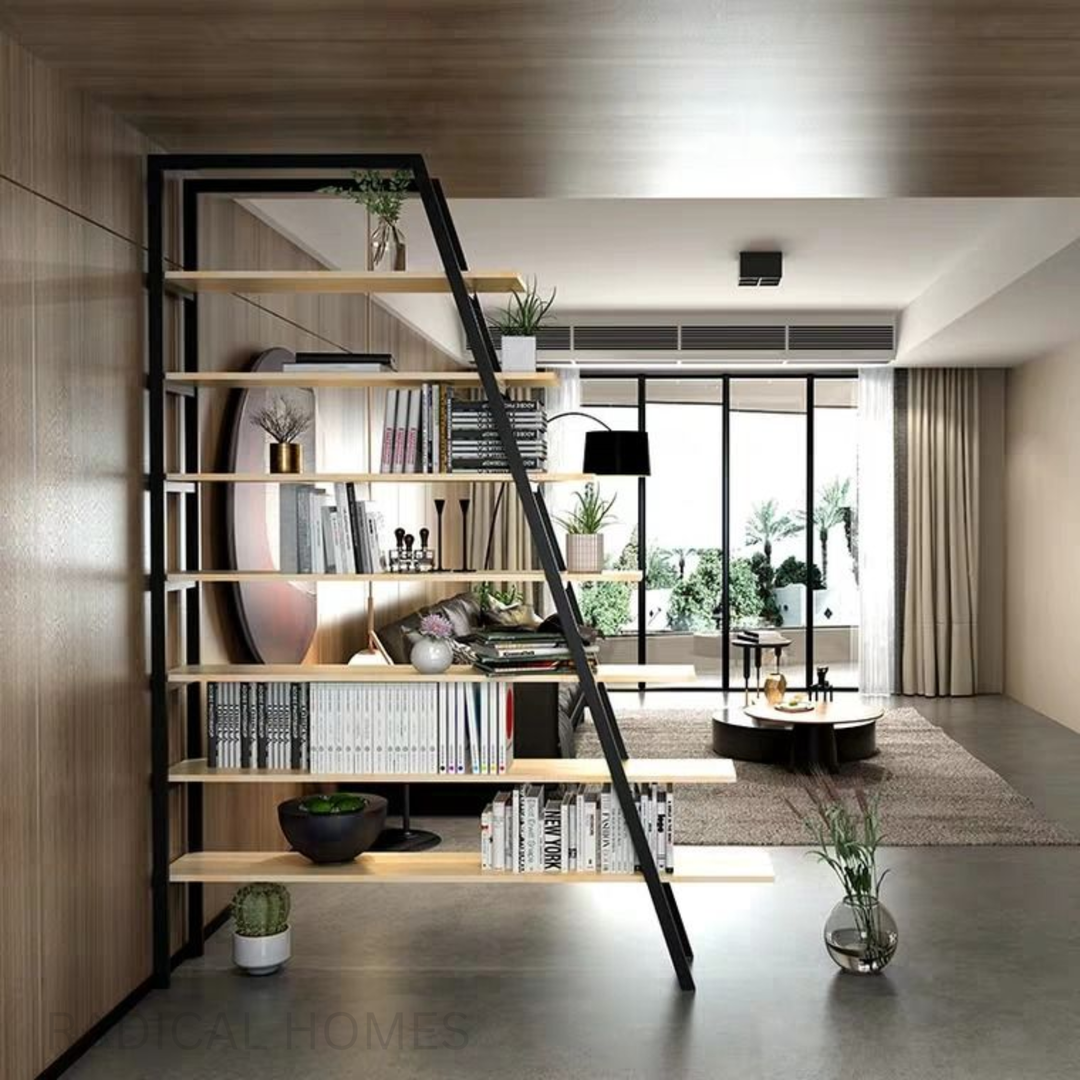 INTER Modern Industrial Ladder Display Shelf - Radical Homes Singapore