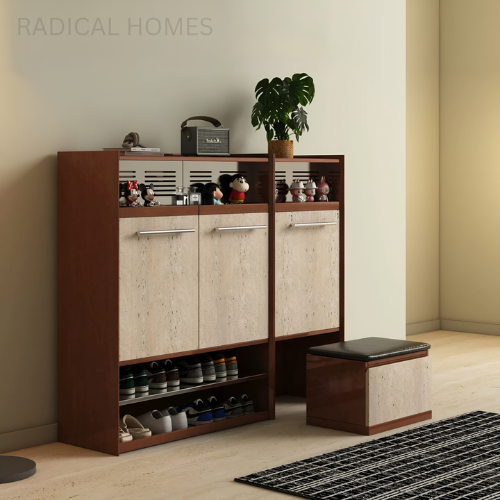 CALVORA Modern Modular Shoe Cabinet - Radical Homes Singapore