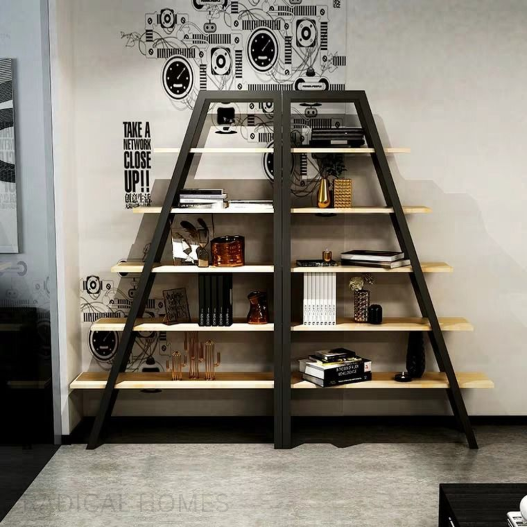 INTER Modern Industrial Ladder Display Shelf - Radical Homes Singapore