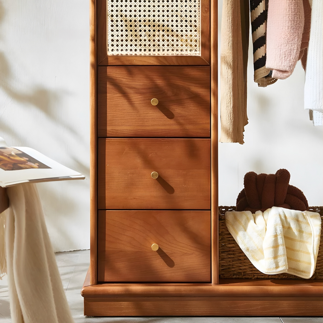 RATTANO Rattan Open Concept Wardrobe