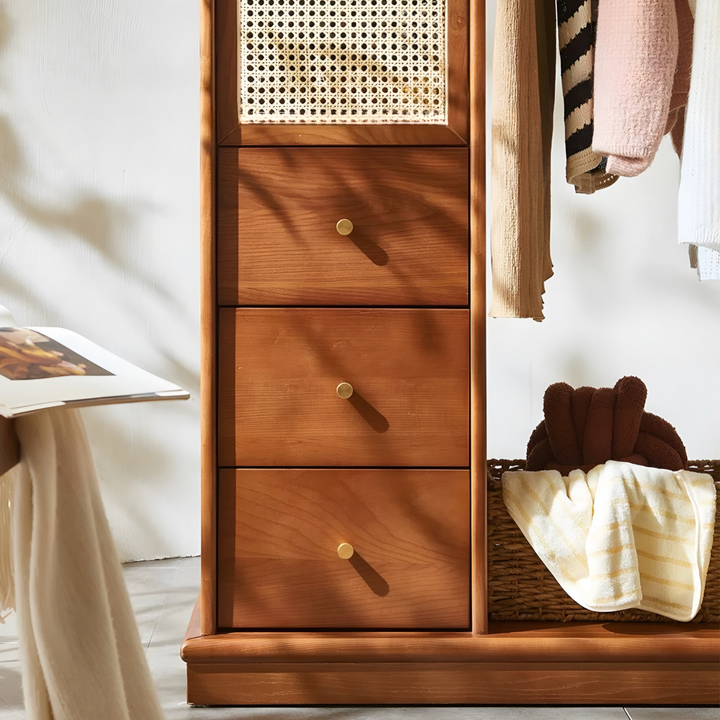RATTANO Rattan Open Concept Wardrobe