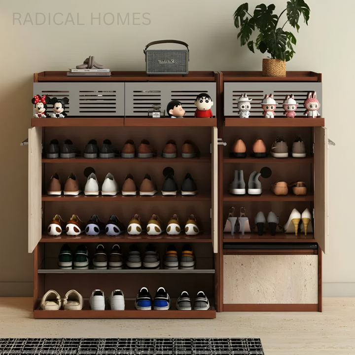 CALVORA Modern Modular Shoe Cabinet - Radical Homes Singapore