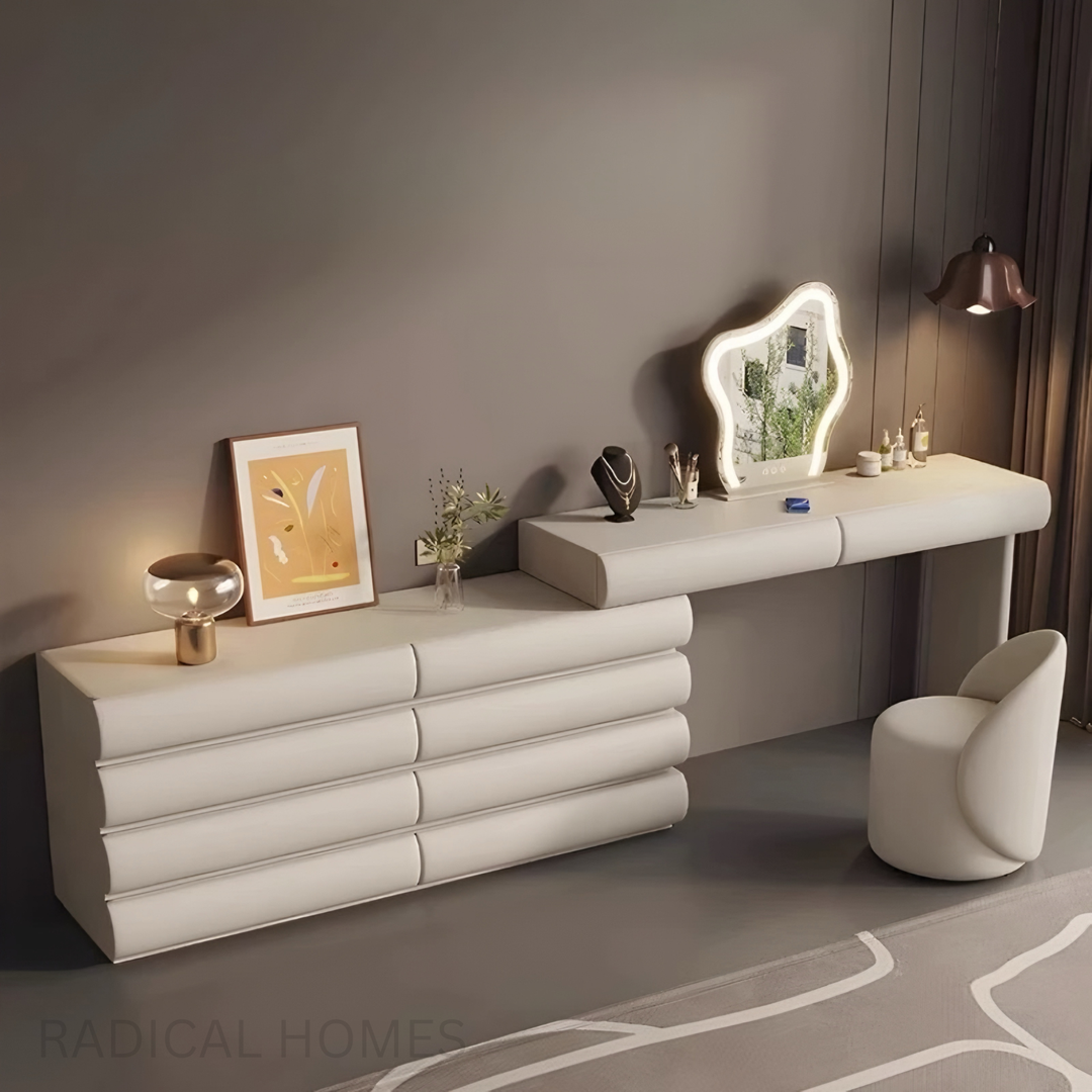 SOFTRIDGE Modern Vanity Table Set