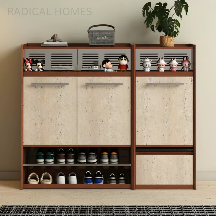 CALVORA Modern Modular Shoe Cabinet - Radical Homes Singapore