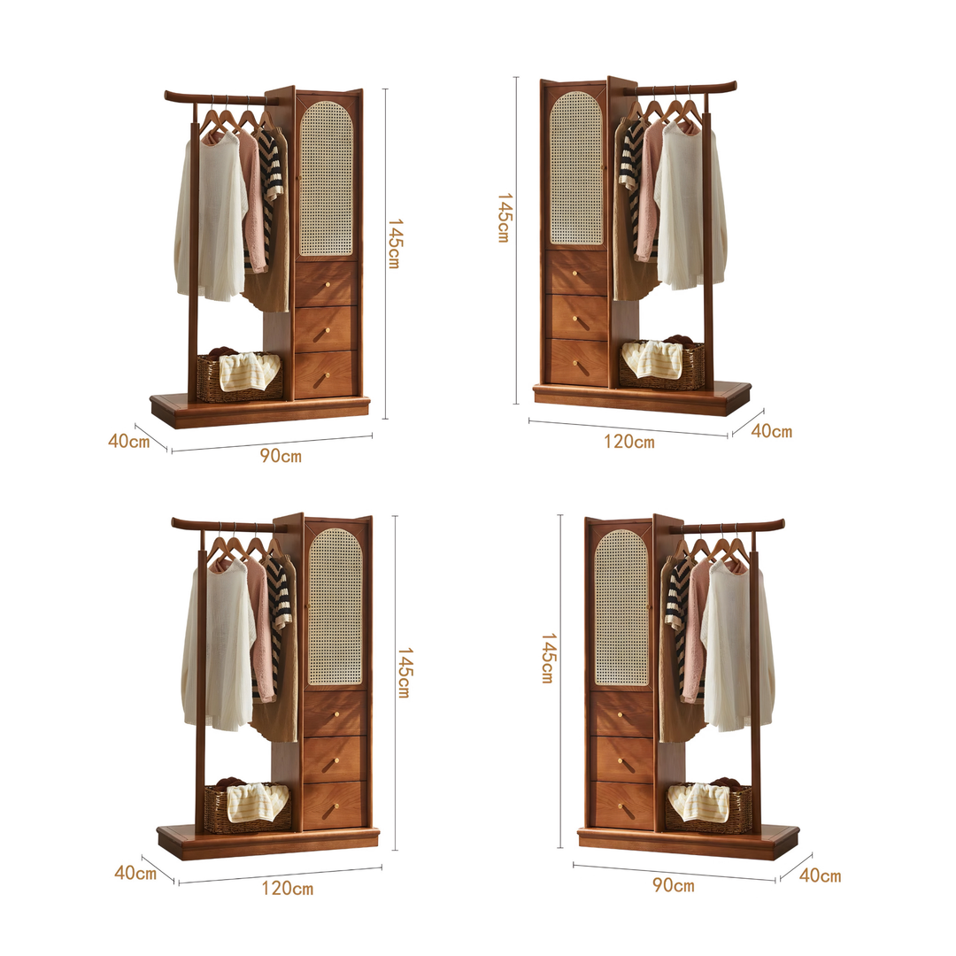 RATTANO Rattan Open Concept Wardrobe
