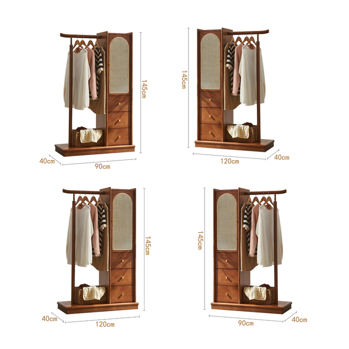 RATTANO Rattan Open Concept Wardrobe