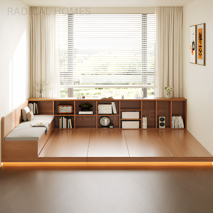 EDEN Japanese Storage Platform & Bench