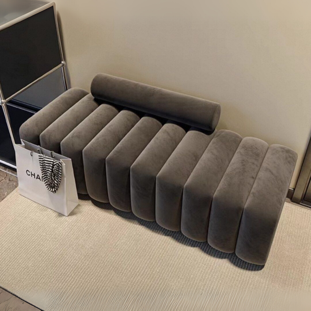 GABRI Modern Leather Bench