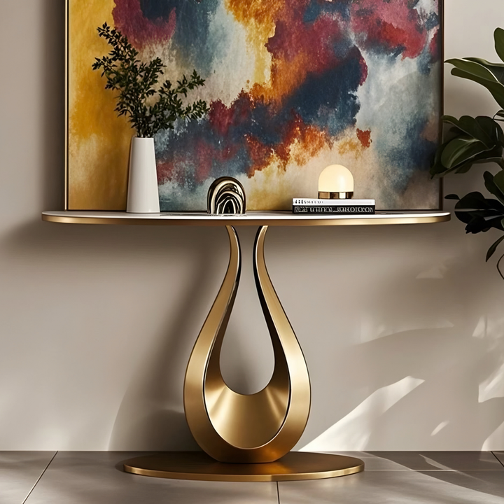 STUFES Modern Sintered Stone Console Table