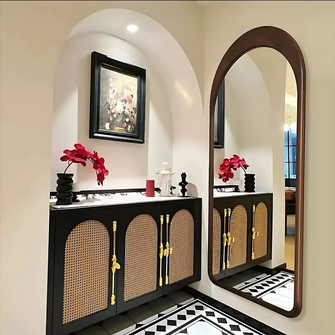 MODO Rustic French Arched Full-Length Mirror