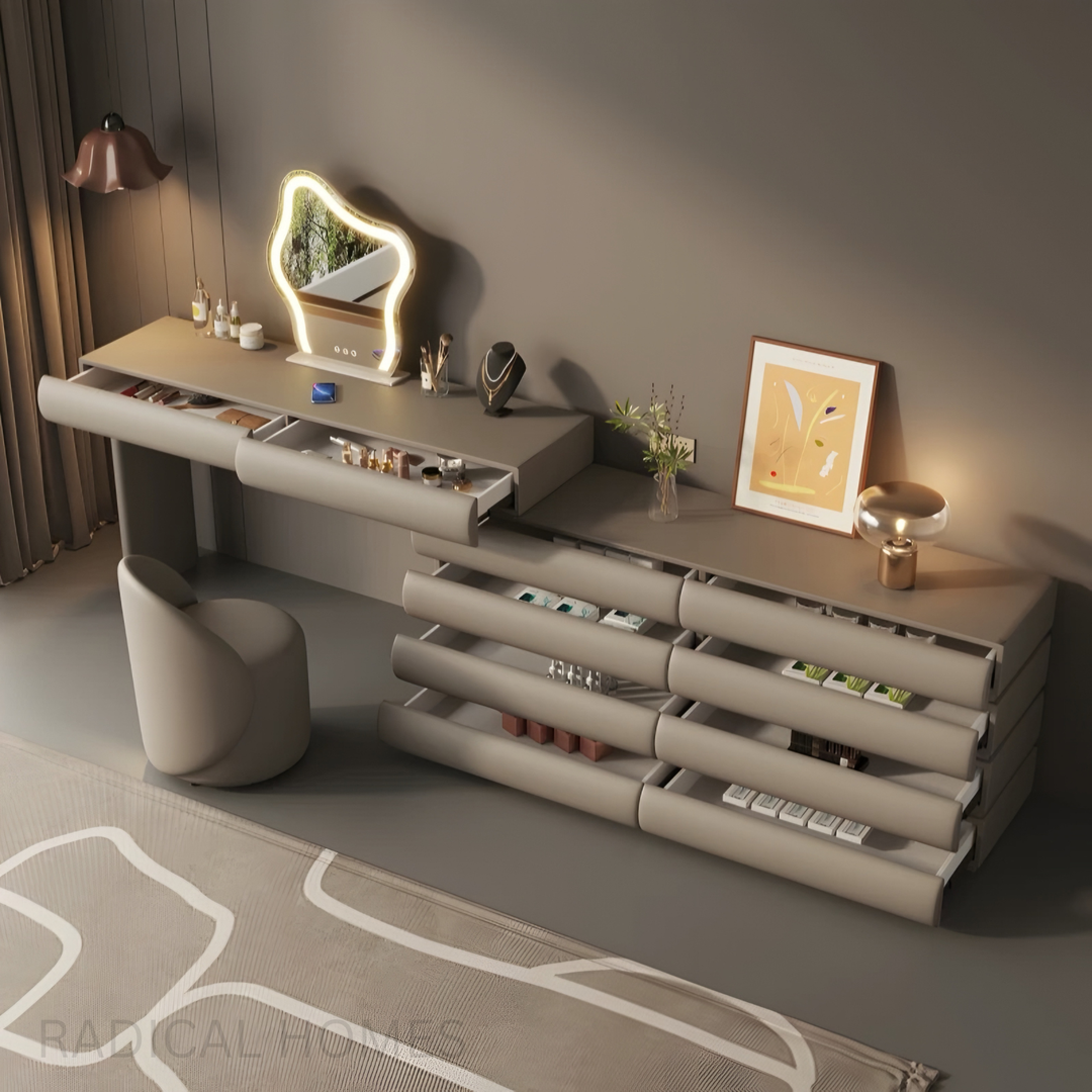 SOFTRIDGE Modern Vanity Table Set