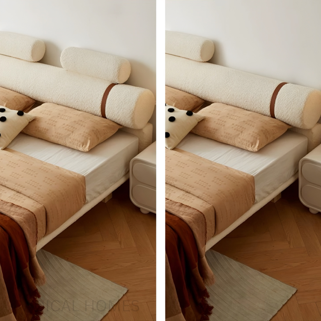 TSOKO Modern Fabric Bedframe